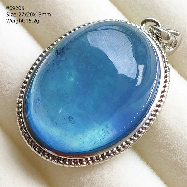 Blue Aquamarine Pendant-ToShay.org