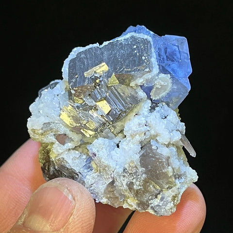 Blue Fluorite Crystal-ToShay.org