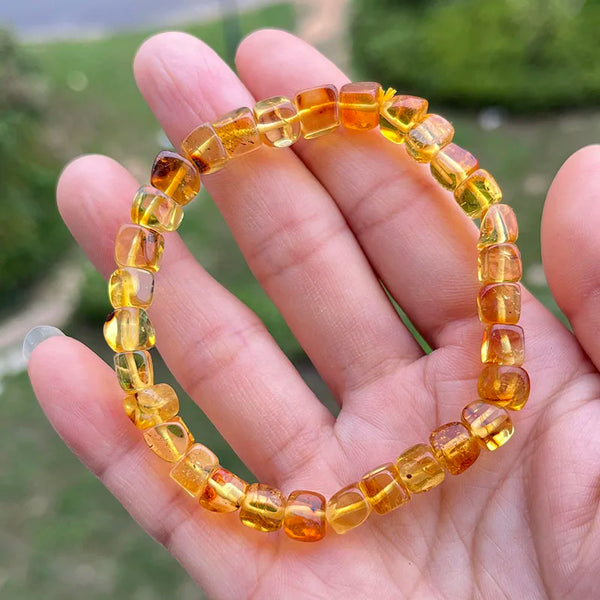 Yellow Amber Bracelet-ToShay.org