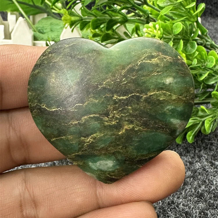 Green Emerald Stone Heart-ToShay.org
