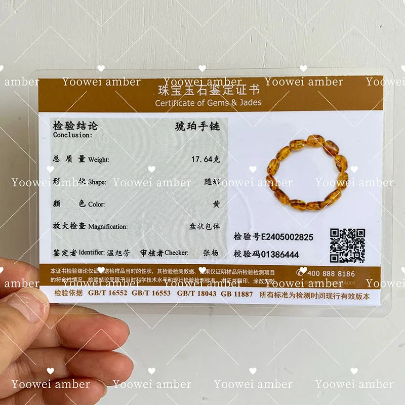 Yellow Amber Bracelets-ToShay.org