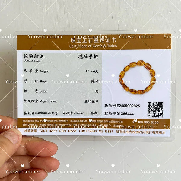 Yellow Amber Bracelets-ToShay.org