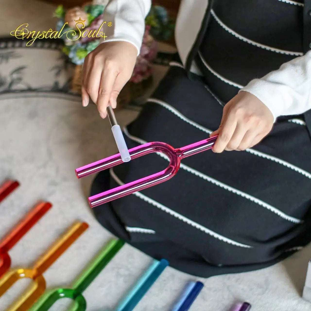 Rainbow Crystal Tuning Fork-ToShay.org