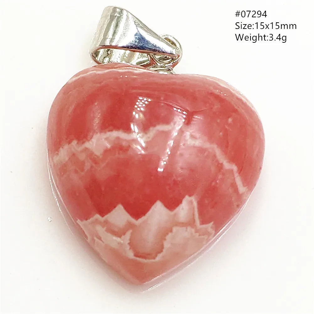 Red Rhodochrosite Pendant-ToShay.org