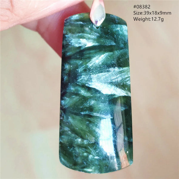 Green Seraphinite Pendant-ToShay.org