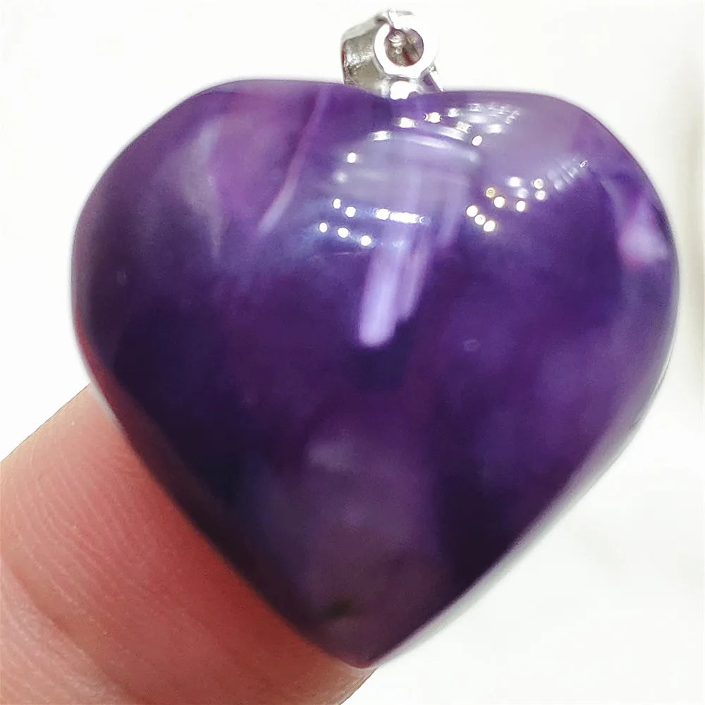 Purple Charoite Pendant-ToShay.org