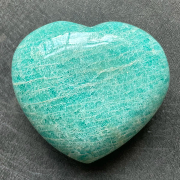 Blue Amazonite Heart-ToShay.org