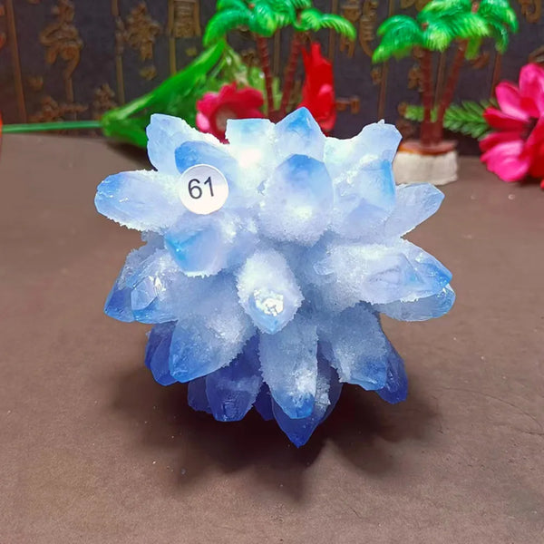 Blue Phantom Quartz Cluster-ToShay.org