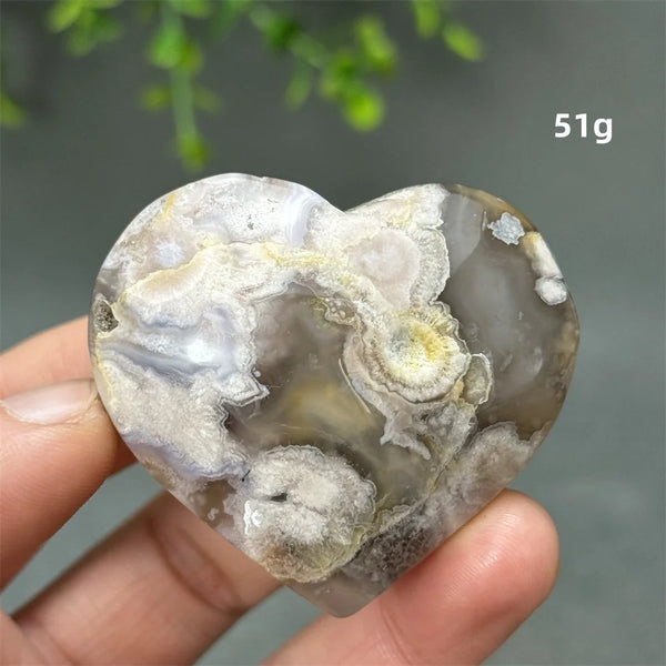 Black Cherry Agate Heart-ToShay.org