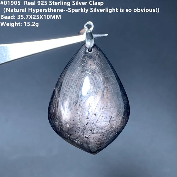 Black Hypersthene Pendant-ToShay.org