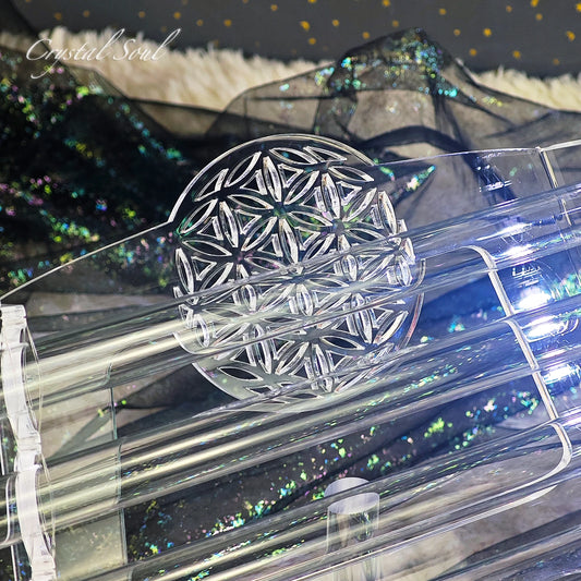 Clear Crystal Singing Harp-ToShay.org