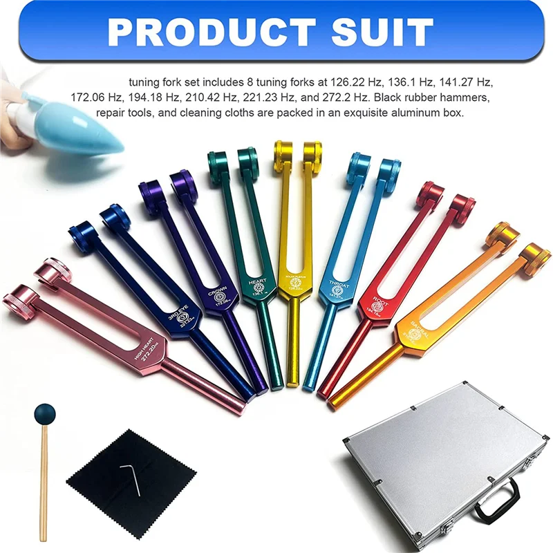 Chakra Tuning Fork Set-ToShay.org