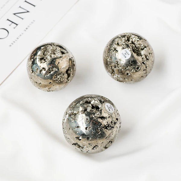 Silver Pyrite Crystal Ball-ToShay.org