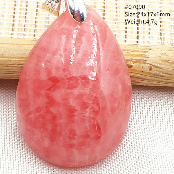 Red Rhodochrosite Pendant-ToShay.org