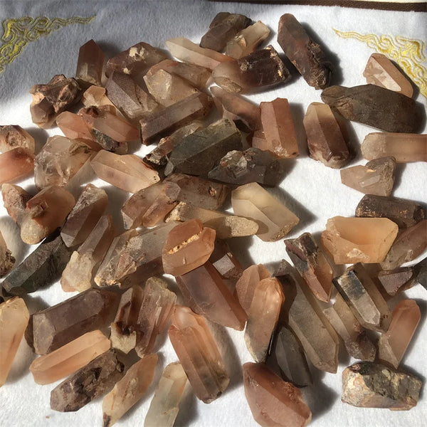 Red Quartz Crystal Point-ToShay.org