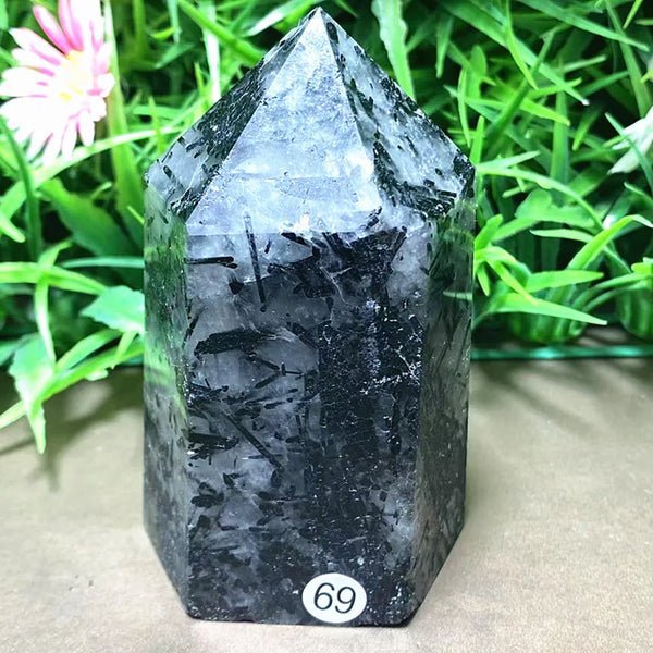 Black Hair Crystal Point-ToShay.org