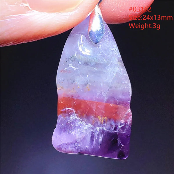 Purple Cacoxenite Auralite Pendant-ToShay.org