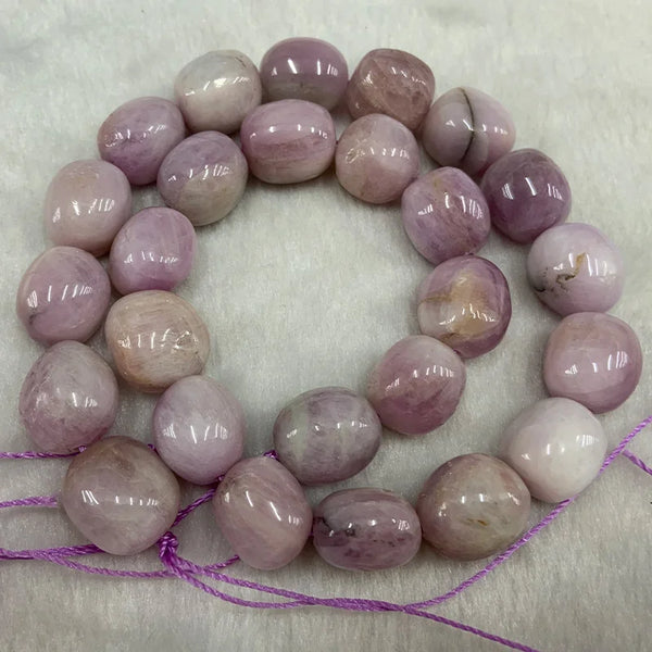 Purple Spodumene Stone Beads-ToShay.org