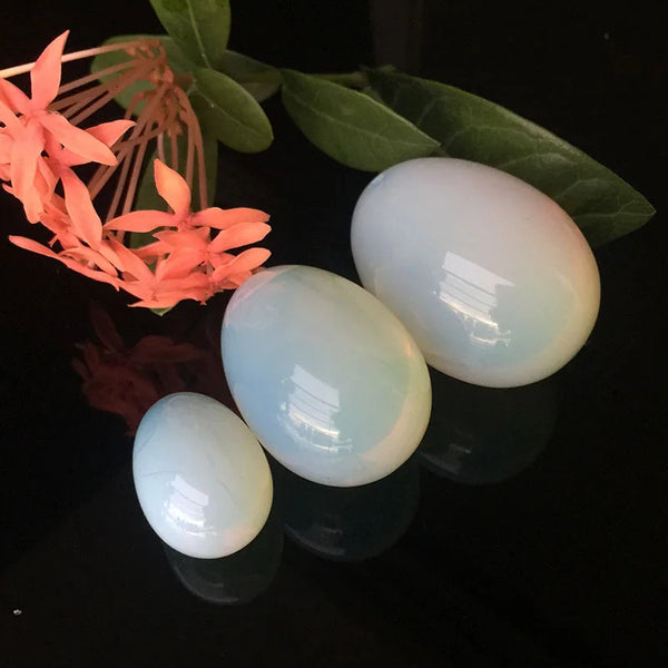 White Opal Crystal Egg-ToShay.org