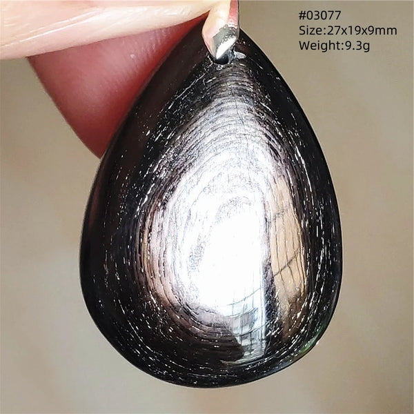 Black Hypersthene Pendant-ToShay.org