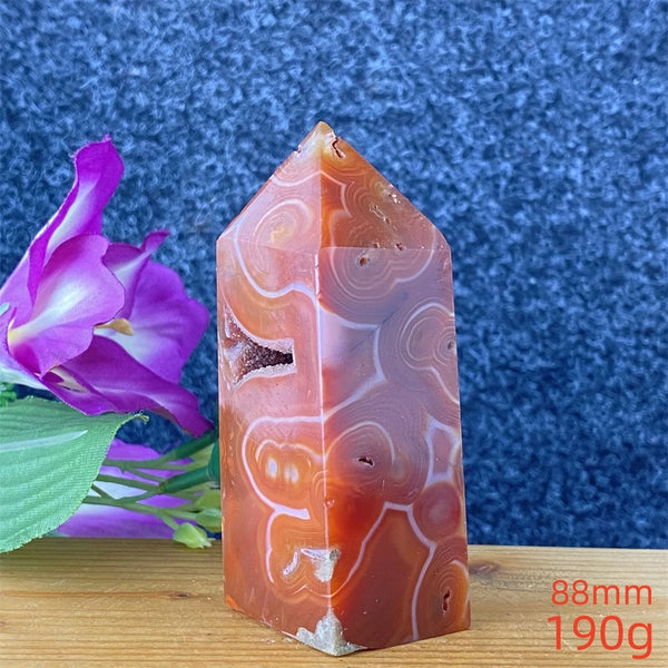 Red Lace Agate Point-ToShay.org