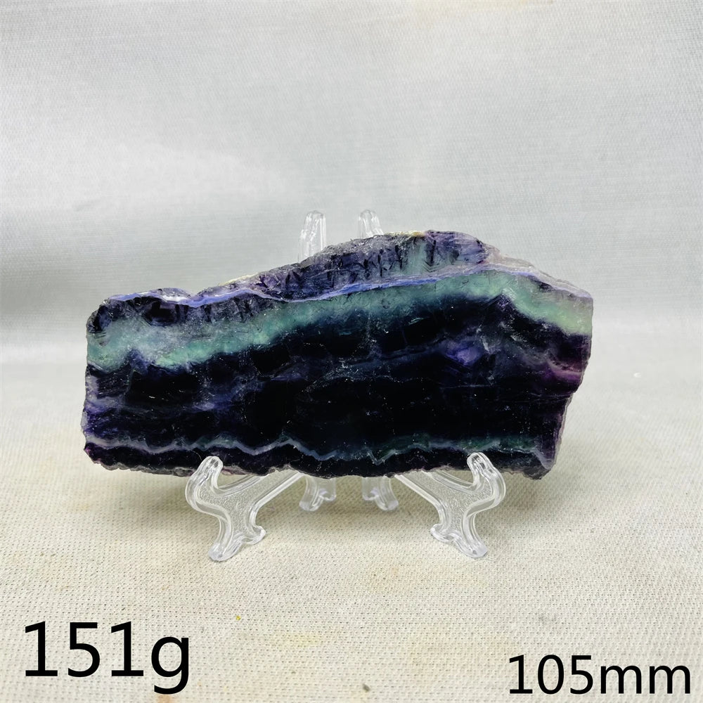 Purple Fluorite Rainbow Slice-ToShay.org