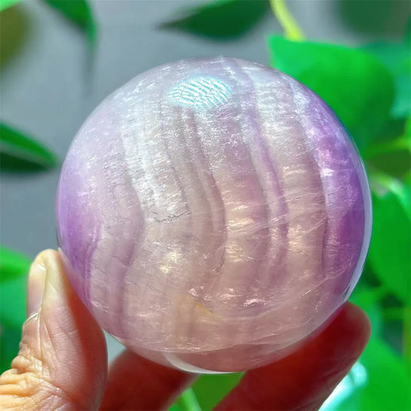 Purple Fluorite Quartz Ball-ToShay.org