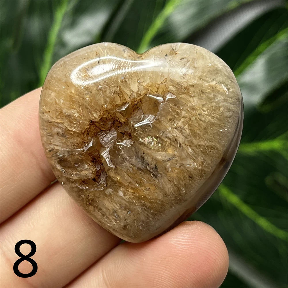 Black Agate Geode Heart-ToShay.org