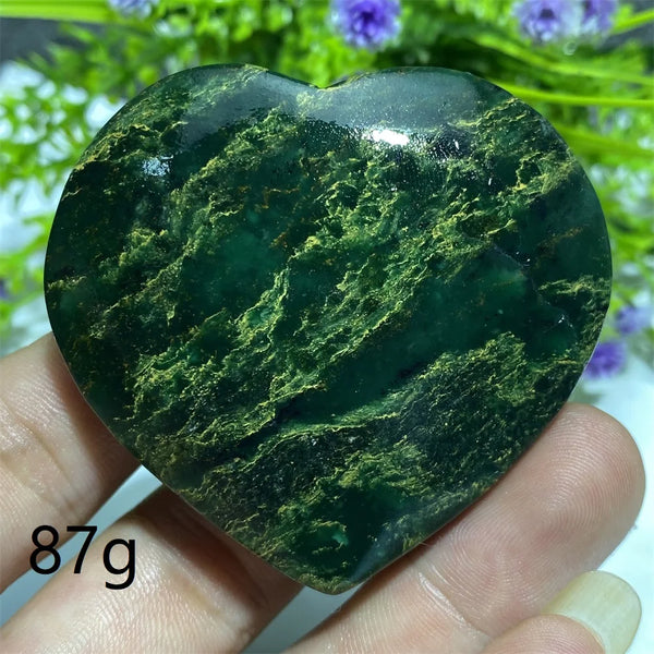 Green Emerald Stone Heart-ToShay.org