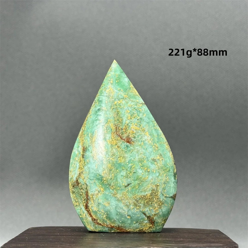 Green Emerald Jasper Torch-ToShay.org