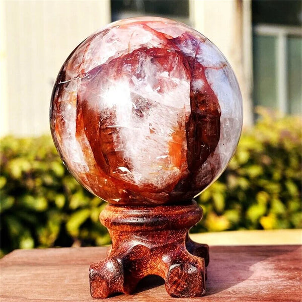 Red Glue Flower Ball-ToShay.org