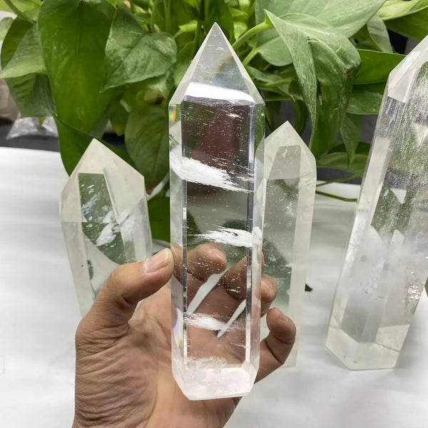 Clear Melting Stone Quartz Obelisk-ToShay.org