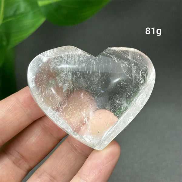 Clear Crystal Heart-ToShay.org