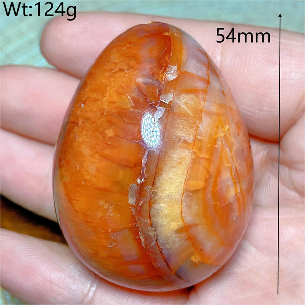 Orange Carnelian Egg-ToShay.org