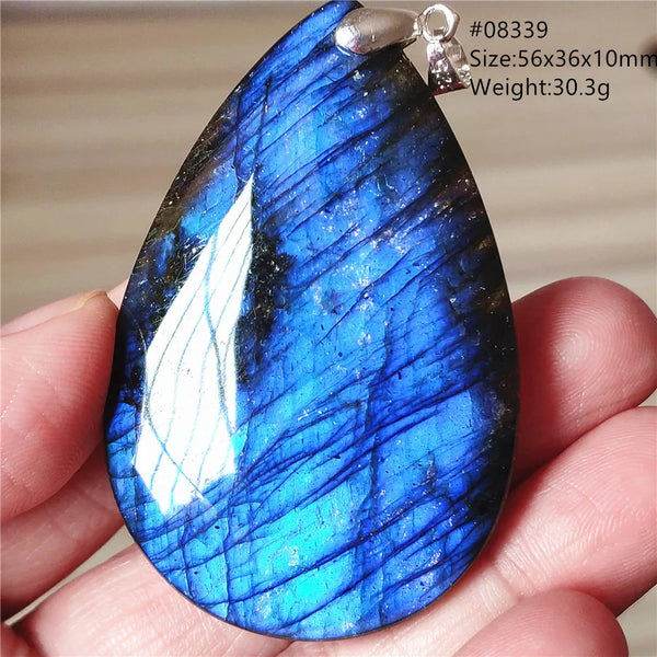 Blue Light Labradorite Pendant-ToShay.org