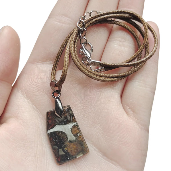 Olive Meteorite Pendant-ToShay.org