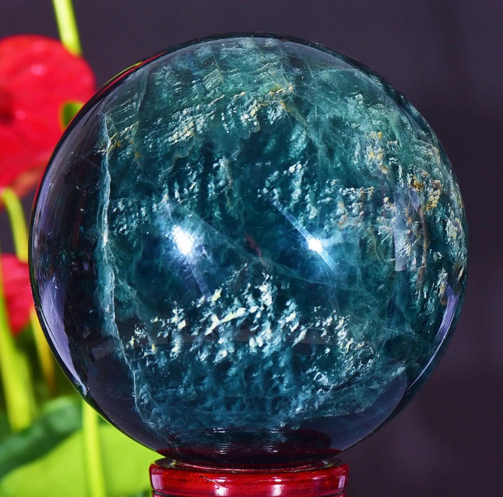 Blue Fluorite Ball-ToShay.org