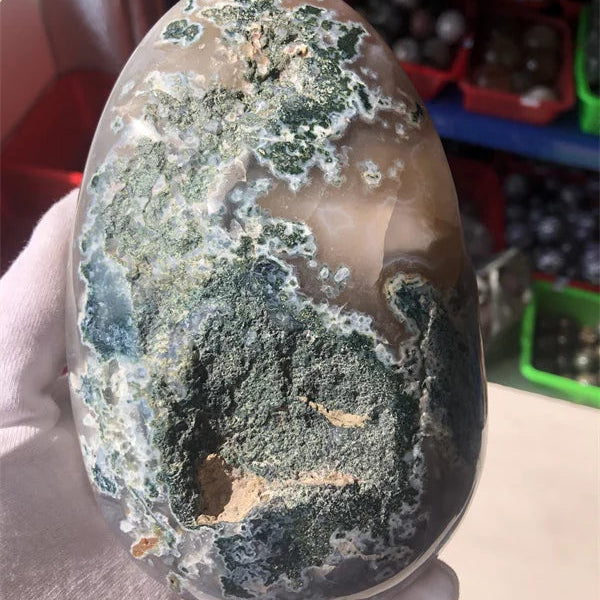 Yellow Egg Agate Geode-ToShay.org