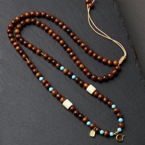 Wood Rosewood Buddha Beads-ToShay.org