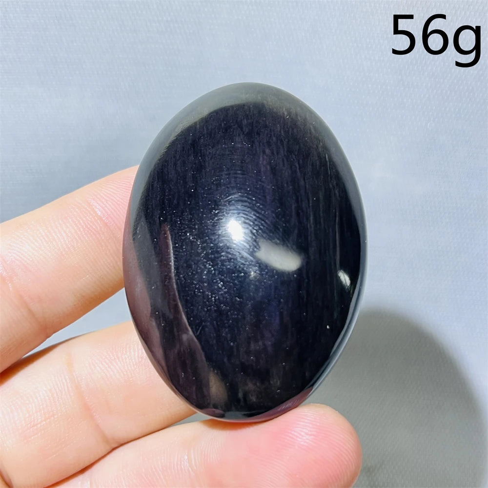 Rainbow Obsidian Palm Stone-ToShay.org