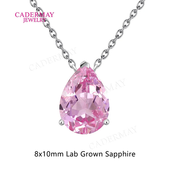 Red Ruby Pendant Necklace-ToShay.org