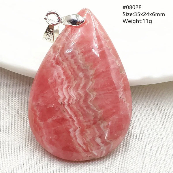 Red Rhodochrosite Pendant-ToShay.org