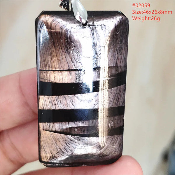 Black Hypersthene Pendant-ToShay.org