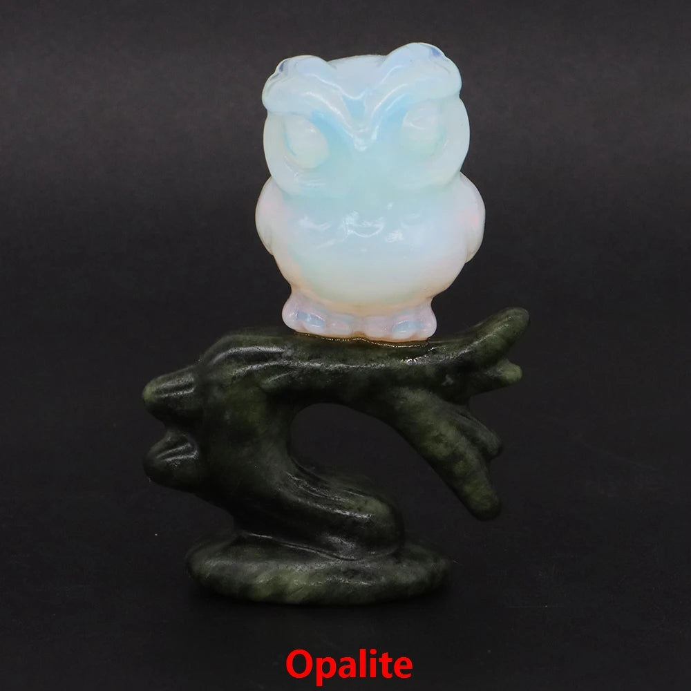 Mixed Crystal Owl Branch-ToShay.org