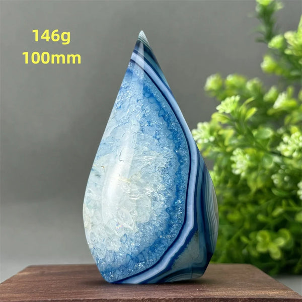 Blue Agate Torch-ToShay.org