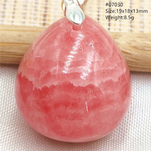 Red Rhodochrosite Pendant-ToShay.org