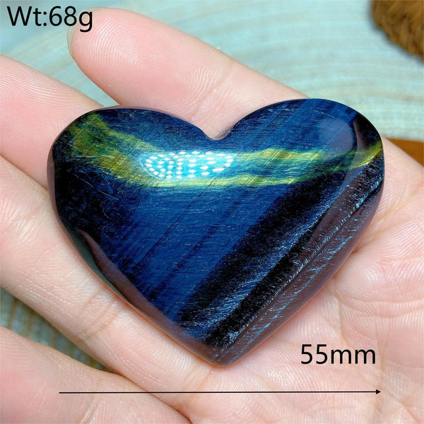 Blue Tiger Eye Heart-ToShay.org
