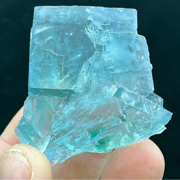 Blue Fluorite Crystal-ToShay.org