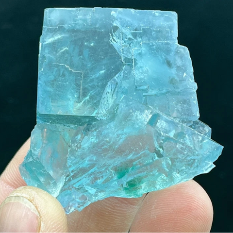 Blue Fluorite Crystal-ToShay.org