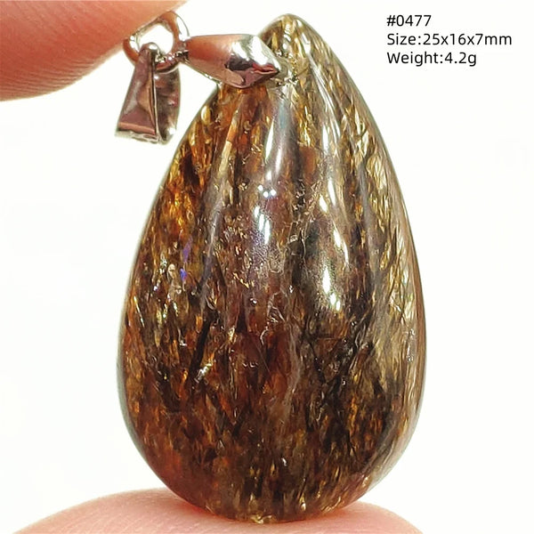 Black Copper Rutilated Quartz-ToShay.org